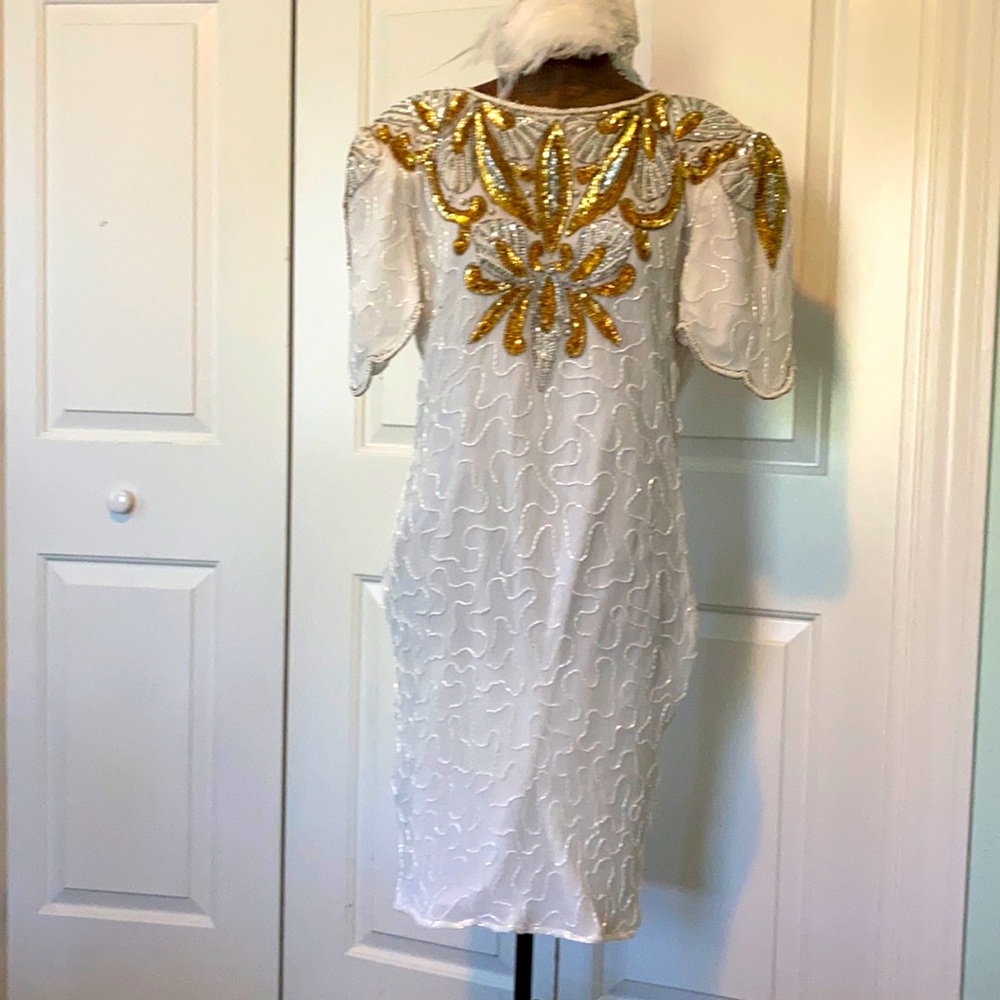 Flapper beaded dress size XL